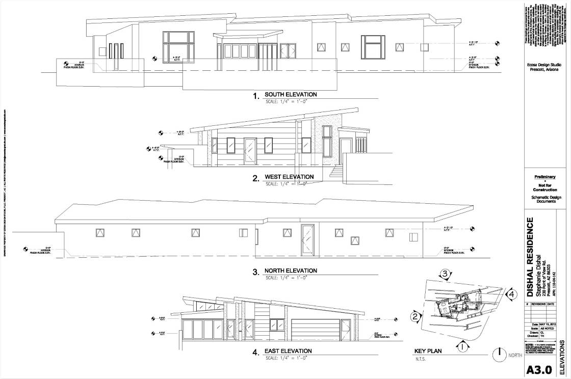 dish elev sheet