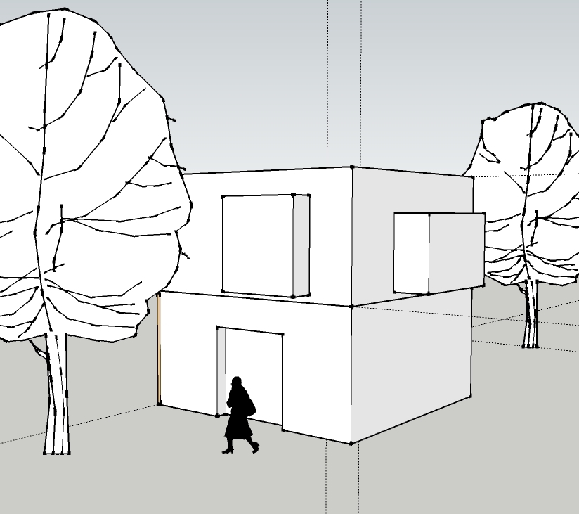 Sketchup - PERSPECTIVE VIEW