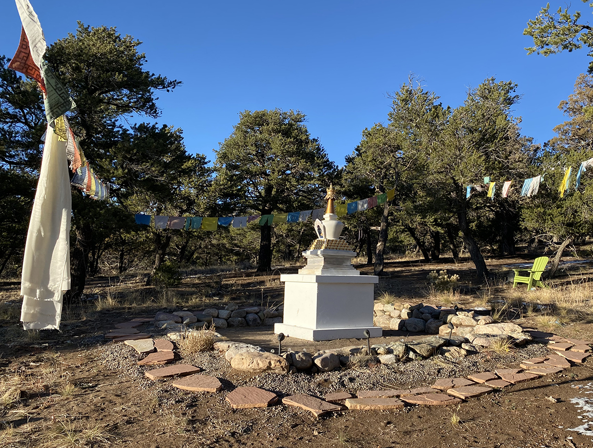 exterior stupa
