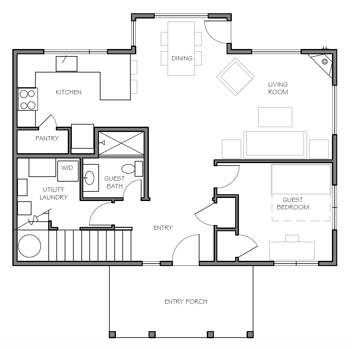 Magnussen plan - 1st flr